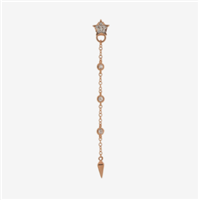 Ohrringe Rue des Mille Dame Stardust Double in Silber Zircone ORZ-CAT LAN - ORZ-CAT LAN